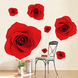 Red Roses Wall Sticker